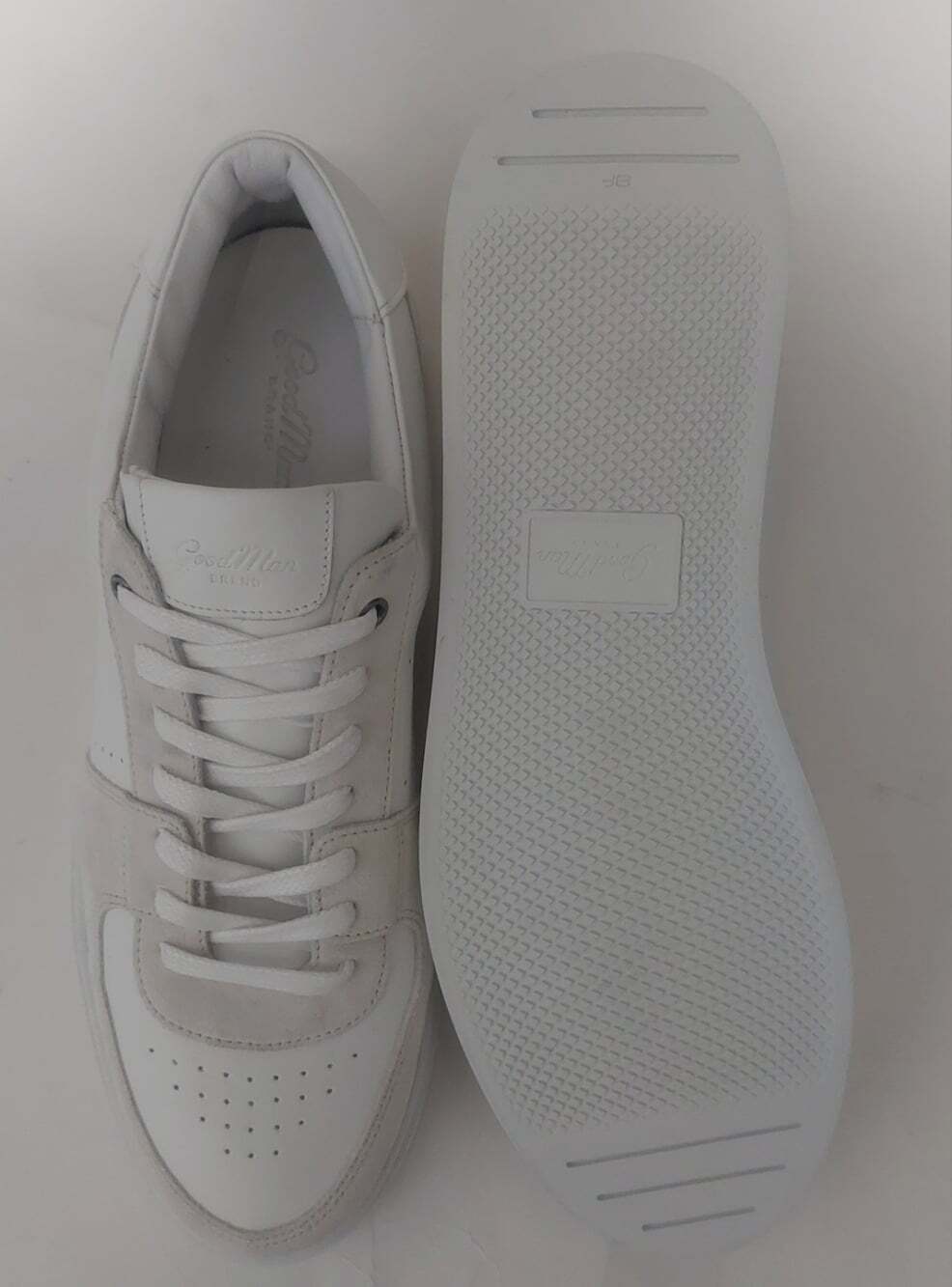 Good Man Brand Legend London Low Top Sneakers White Leather Shoes Mens 11 - Picture 8 of 9